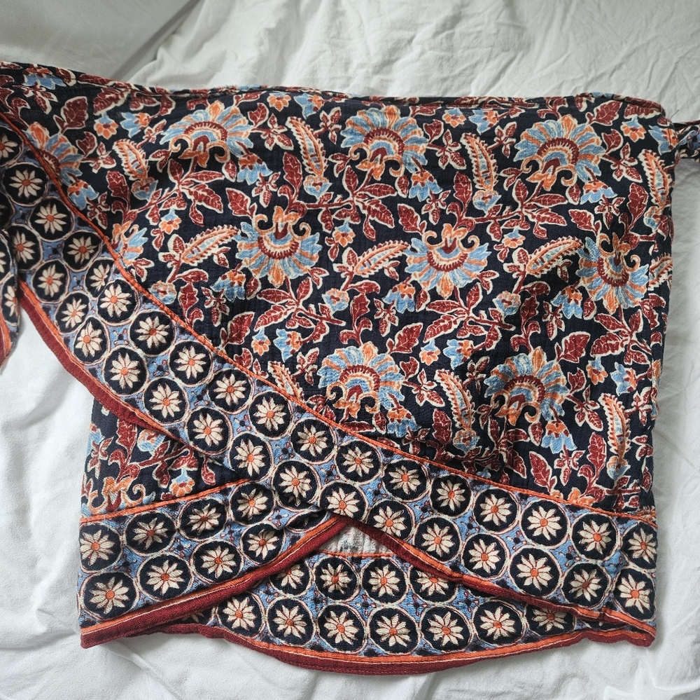 Zara Multicolor Floral Mini Skirt